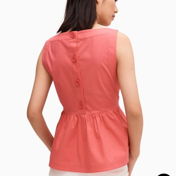 Kate Spade sleeveless peplum blouse - Picture 2 of 5